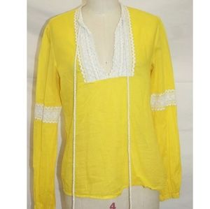 Tory burch peasant blouse